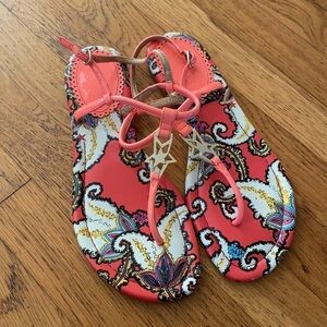 Circus Sam Edelman Star Logo Thong Sandals Sz 8.5